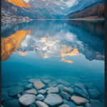 Mobile Wallpaper of Glassy Still Lake