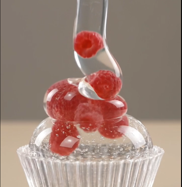 MOBILE WALLPAPER FOR Transparent Gelatin Cupcake Asmr