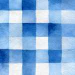 Mobile wallpaper of a blue Gingham pattern