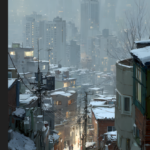 MOBILE WALLPAPER OF SNOWY SEOUL